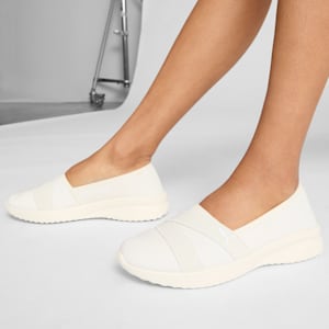 Chaussures à enfiler Adelina 2 Femme, Frosted Ivory-PUMA White, extralarge